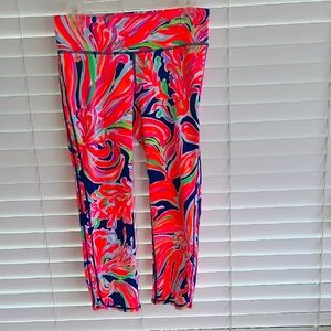 Lilly Pulitzer Pink and Blue Patterned Leggings